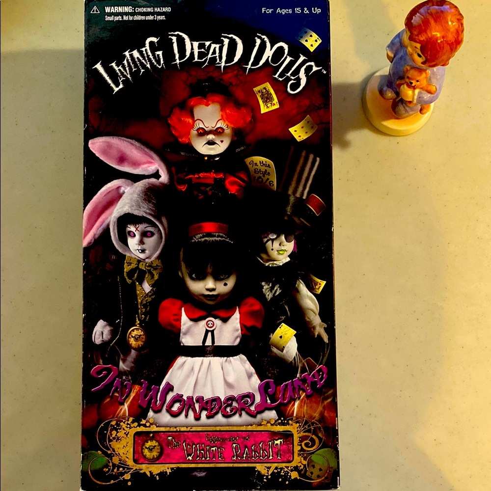 Living Dead Dolls In Wonderland Eggzorcist as The White Rabbit